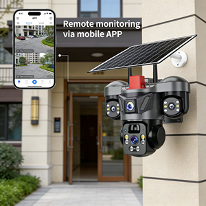Caméra de sécurité PTZ avec capteur CMOS 4K <span class=keywords><strong>8MP</strong></span>, zoom hybride 6x, alimentation solaire, indice d'étanchéité IP67, capacités de vision nocturne. - Product Image 5