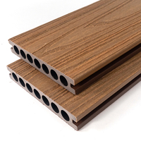Planches de terrasse en composite bois-plastique (WPC) à texture bois, pour extérieur, à prix abordable