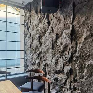 Factory Price Wall Cladding PU Culture <strong>Stone</strong> 3d Mushroom <strong>Stone</strong> Pu Faux <strong>Stone</strong> Wall Panel for Decoration - Product Image 1