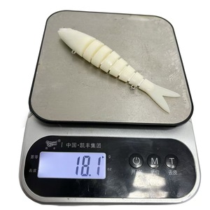 Leurre Artificiel ABS Non Peint 18g Multi-Segment pour la Pêche en Eau Douce et en Mer – Techniques de Pêche à la Carpe et à la Truite - Product Image 3