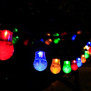 Chất Lượng Cao Ip65 Ngoài Trời Năng Lượng Mặt Trời Bong Bóng Bóng Chuỗi Đèn Không Thấm Nước LED Cổ Tích Trang Trí Đèn Số Lượng Lớn Nhựa Cho Kỳ Nghỉ Đảng - Product Image 4