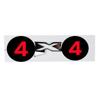 Logo en plastique 3d personnalisé autocollants latéraux de corps de garde-boue conviennent aux peaux de véhicules tout-terrain et aux accessoires de décoration de camion