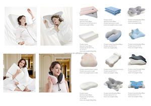 <span class=keywords><strong>Oreiller</strong></span> cervical ergonomique personnalisé en mousse à mémoire de forme, respirant, anti-insomnie, en forme de papillon, pour une meilleure posture et un sommeil réparateur – Nouvelle collection en promotion - Product Image 3
