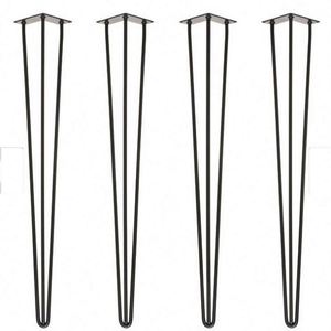 Free Protectors and Screws Hot Sale DIY Metal Coffee Table Bench Legs Furniture Hairpin Legs - Product Image 2