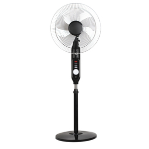 พัดลมตั้งโต๊ะขนาดเล็กแบบพกพา DC/AC พร้อมไฟ LED สำหรับกลางคืน รุ่น LD-1214 พัดลมพลังงานแสงอาทิตย์ - Product Image 3