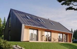 Cabaña de Madera Prefabricada de Ensamblaje Rápido, Contemporánea, Ecológica, Impermeable y con Energía Solar para Uso en Estudios, Hoteles y Apartamentos - Product Image 4