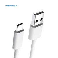 Câble de Charge USB C 30cm Type C câble de Charge 2 cœurs Mobile 1A câble d'alimentation court