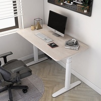 Cadre de bureau debout réglable en hauteur électrique ergonomique avec jambe ovale