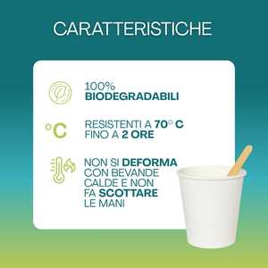 Bicchieri da caffè in cartone bianco da 75 ml con coperchi in PS per asporto - Product Image 3