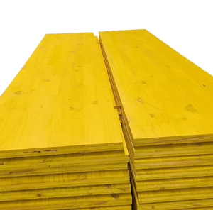 Panneau de coffrage jaune 3 plis avec colle E2, <span class=keywords><strong>contreplaqué</strong></span> mélaminé imperméable pour coffrage de construction - Product Image 4