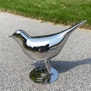 Statua di Uccello e Scultura Animale in Acciaio Inossidabile Personalizzata per Parchi Moderni con Tecnica di Saldatura - Product Image 2