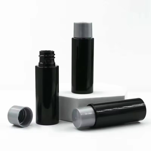 Gold 10ml PET Plastic <b>Flat</b> Shoulder Bottle <b>Screw</b> Cap Travel Cosmetic Container for Shampoo Lotion Body Wash Toner Packaging - Product Image 5