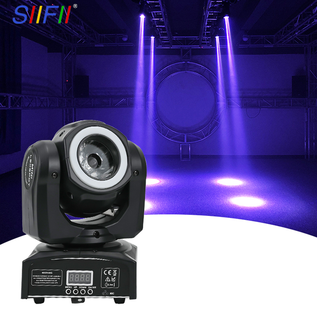60W LED Wash Mini Moving Head Light Strong Power Double Face RGBW 4in1 Stage Lighting Equipment for Disco Nightclubs