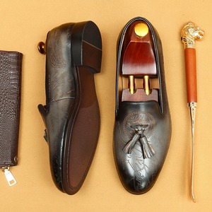 Handmade British leather loafers for <b>men</b>, suitable for business and casual wear - Product Image 4