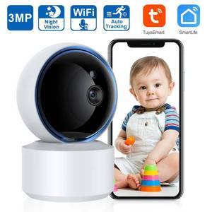 Meilleure qualité FHD 1080P Wifi Pet bébé caméra <span class=keywords><strong>de</strong></span> <span class=keywords><strong>surveillance</strong></span> <span class=keywords><strong>Surveillance</strong></span> IP caméra bébé moniteur sans fil intelligent suivi Wifi caméras - Product Image 2