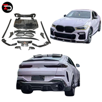Venta de Fábrica: Kit de Carrocería Estilo LD con Splitter Delantero, Parrilla Principal, Cubierta de Espejo, Embellecedor de Guardabarros, Alerón y Difusor para BMW X6 G06 X6M F96