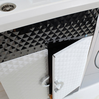 Évier de buanderie personnalisé, armoire de salle de bain, évier de buanderie personnalisé pour la lessive
