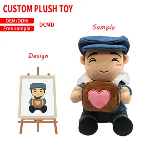 CPC Custom Made Pluh Toys 3D Face Plush Idol Doll Custom Plush Doll Stuffed Toys 20cm Plush Star Doll Plush Toy