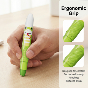 ジェルクレヨン12色セット レインボーカラー クレヨン ガラスや紙に描けるツイストアップキャップ付き - 滑らかに滑るジェルクレヨンセット - Product Image 4