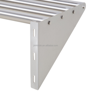 Stainless Steel <b>Round</b> Tube <b>Wall</b> Hanging Rack Commercial <b>Wall</b> Mounted Storage <b>Shelf</b> for Kitchen Utensils Dishes Cookware - Product Image 5