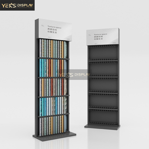 Giá đỡ kim loại đứng miễn phí Dễ lắp ráp để hiển thị gạch trong các cửa hàng bán lẻ-Thiết kế đơn giản để thiết lập và sử dụng nhanh chóng - Product Image 1