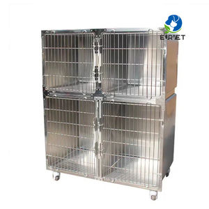 Jaula Veterinaria Móvil de Acero Inoxidable de Alta Calidad EUR VET, Equipo Veterinario, Jaulas <span class=keywords><strong>para</strong></span> <span class=keywords><strong>Perros</strong></span> <span class=keywords><strong>para</strong></span> Clínica Veterinaria - Product Image 2