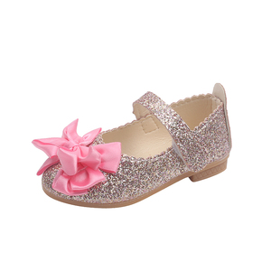 <span class=keywords><strong>Scarpe</strong></span> nuove ragazze Baby Dance Party <span class=keywords><strong>scarpe</strong></span> per bambini Glitter oro Bling principessa <span class=keywords><strong>scarpe</strong></span> 3-12 anni pelle brillante fiocco sandali piatti - Product Image 1