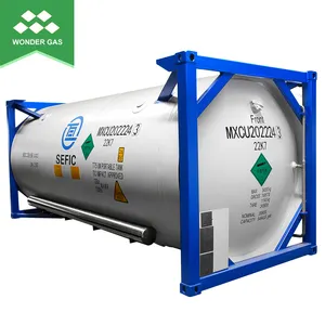 GB Standard 20ft T75 Kryogener Tank container Lox/Lin/Lar/Lco2/Lng Für Saudi-Arabien