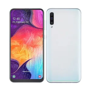 Vendita all'ingrosso telefoni economici sbloccati cellulari usati 6.4 pollici 64GB/128GB per telefoni di seconda mano Samsung Galaxy A50 originali