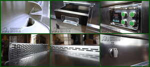 Mesa de <span class=keywords><strong>Teppanyaki</strong></span> eléctrica con forma de ventilador, tablero de cocina comercial, Hibachi, para hoteles/restaurantes - Product Image 4