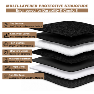 Coprisedile Posteriore Antiscivolo <span class=keywords><strong>per</strong></span> Animali Domestici, <span class=keywords><strong>per</strong></span> Camion e <span class=keywords><strong>SUV</strong></span>, Impermeabile in Oxford, Protezione Sedile Auto <span class=keywords><strong>per</strong></span> Cani - Product Image 3