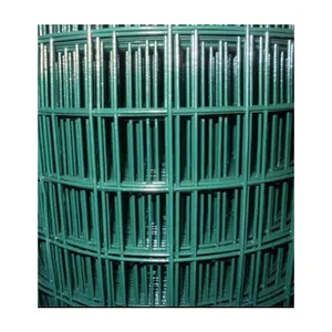 Cheap PVC coated welded wire mesh used in bird/ rabbit/ little dog cages, welded wire fence mesh rolls (J - 010)