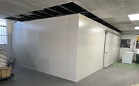 Chambre froide et refroidisseur walk-in 10*8*8 pieds, 3 tonnes, avec compresseurs Daikin/TECUMSEH/Emerson/Copeland, taille personnalisée, origine Chine