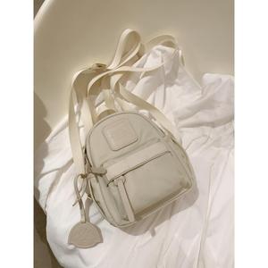 Japanese Style Compact Women's <b>Backpack</b> Macaron Color Oxford Material Custom Logo Fashionable Water Resistant Soft Zipper 20L - Product Image 3