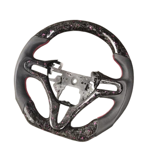 Volante Deportivo Personalizado de Fibra de Carbono Forjado Real para Accord Fit City GE6 GR8 GK5 Civic 2008-2012, Accesorios - Product Image 3