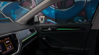 Pour Volkswagen VW T-ROC Version Europe 2018-2025 : Accessoires d'éclairage intérieur dynamique Galaxy pour une ambiance lumineuse améliorée