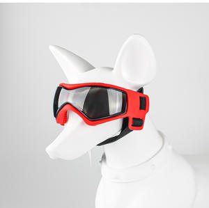 แว่นตาแฟชั่นสำหรับสัตว์เลี้ยงปรับสายได้แว่นกันแดดป้องกันรังสียูวีป้องกันฝุ่น/กันลมใช้กลางแจ้งสำหรับสุนัขขนาดกลางในฤดูร้อน - Product Image 6