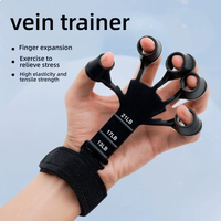 Entrenador de Agarre de Silicona KJ para Rehabilitación de Flexibilidad de Dedos, Ejercitador de Fuerza para Muñeca y Antebrazo, Entrenamiento de Agarre de Cinco Dedos