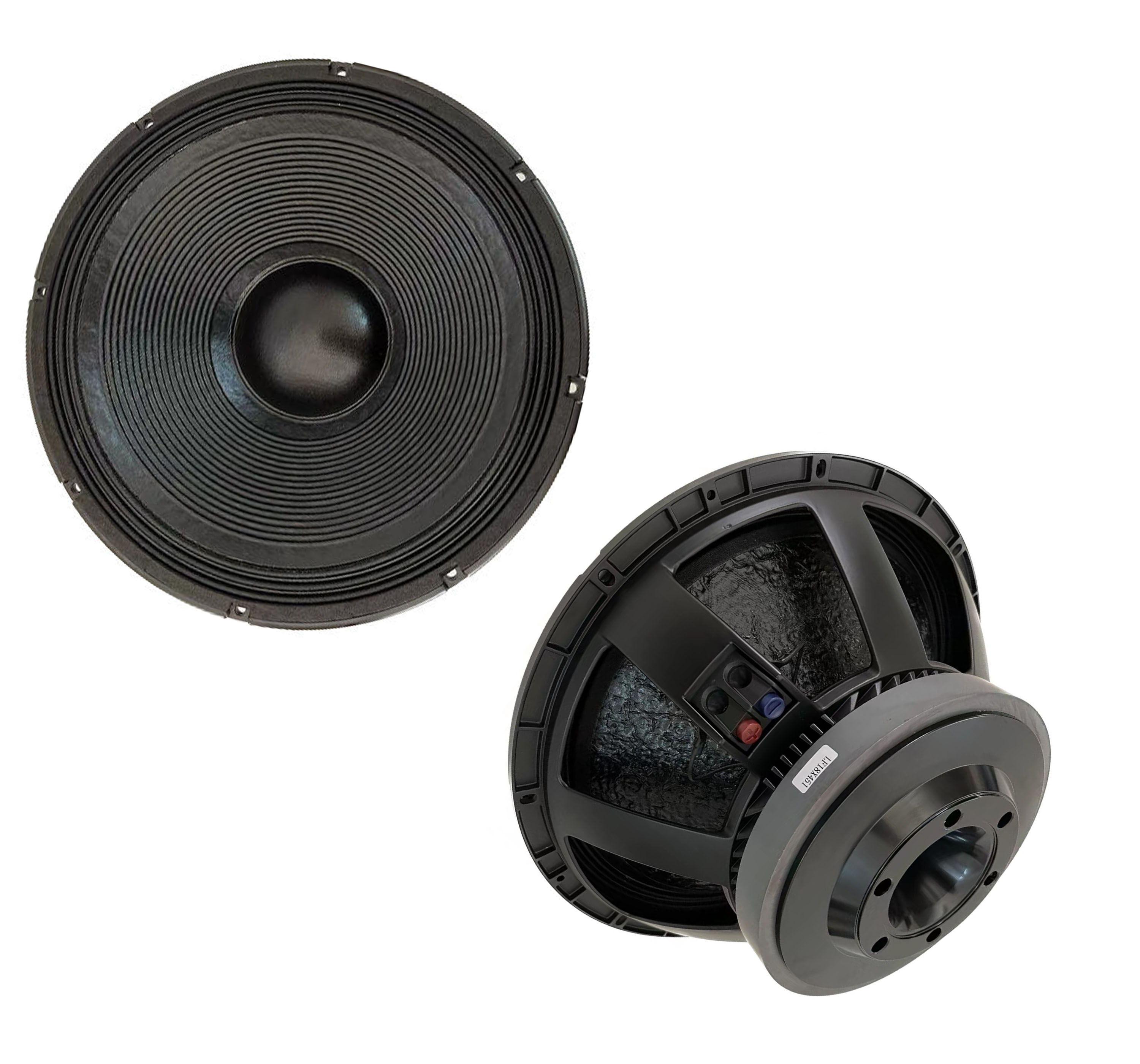 Excelente altavoz RCF de 18 pulgadas con rendimiento máximo