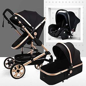 <span class=keywords><strong>Passeggino</strong></span> 3-in-1 Economico con Seggiolino Auto, Cintura di Sicurezza a 5 Punti, Telaio Pieghevole in Lega, per Bambini 0-3 Anni, Sistema da Viaggio, Carrozzina Reversibile - Product Image 2