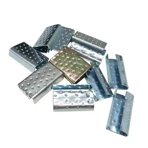 Galvanized Polyester Strapping Serrated Seals Strapping Buckle