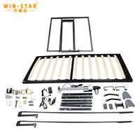 Lit moderne Murphy pliable suspendu Lits muraux pliants avec cadre en métal peu encombrant
