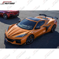 Kit carrosserie en PP ABS de nouvelle conception pour CHEVROLET Corvette C8 Stingray Z51, mise à niveau vers Z06, pare-chocs avant et arrière, calandre, grille de tuyau