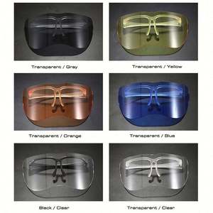 Gafas de Sol Deportivas Personalizadas con Logotipo al por Mayor, Gafas de Sol Transparentes Extra Grandes de una Sola Pieza sin Montura, Resistentes al Viento, para Hombre y Mujer - Product Image 5