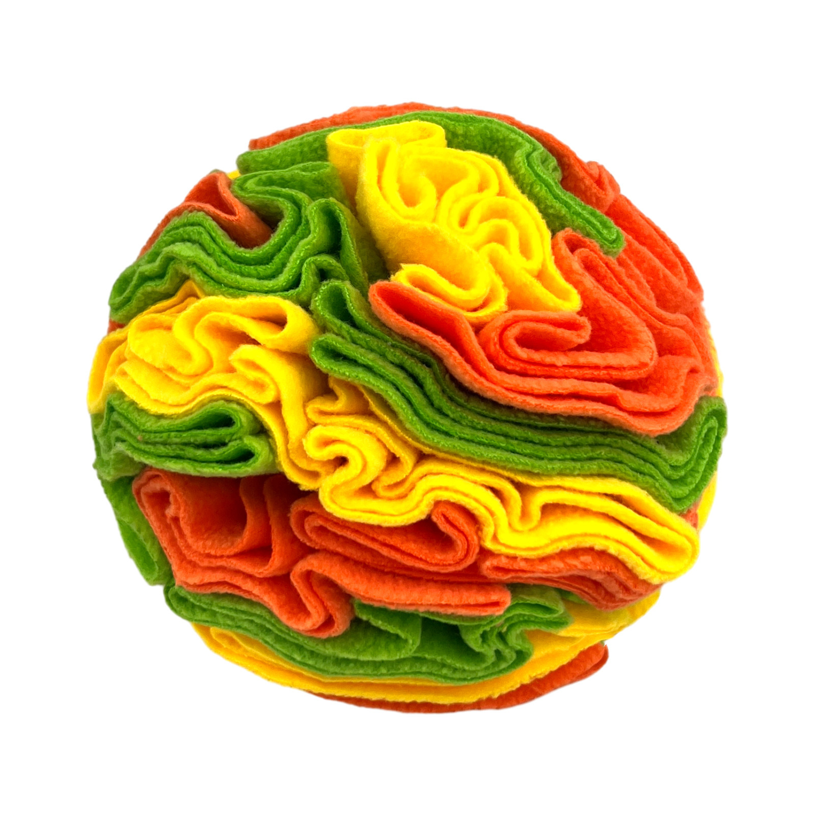 Orange, yellow, green