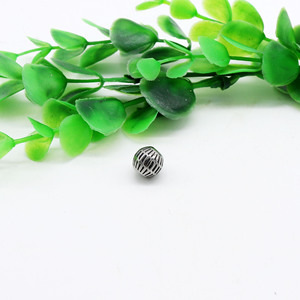 yunnique Stainless Steel <b>Spacer</b> Beads Round 8mm For Bracelet Making Loose Metal Beads Jewelry Accessories - Product Image 3