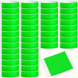 Bracelets vierges 25*250 mm en Tyvek, couleur unie, imprimables, étanches - Product Image 5