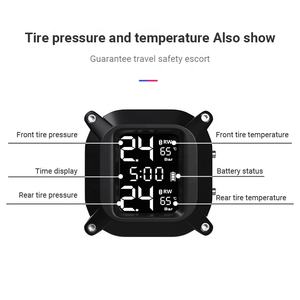 Система контроля давления в шинах для мотоциклов, <span class=keywords><strong>2</strong></span> колеса, внутренние датчики, новый популярный высокопроизводительный дисплей для двух колес - Product Image 5