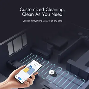 Recharge Smart Robotic Home Appliances Sweeper Dust Cleaning Machine Vacuum Portable Floor Mopping Robot