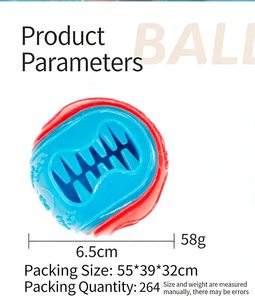 Giocattolo per Cani Luminoso al Buio, Palla Interattiva Dispensatrice di Snack, Giocattolo Galleggiante per Acqua per Cani Aggressivi - Product Image 4